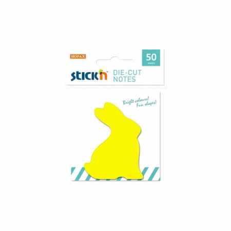 HOPAX Stick’n Notes samoprzylepny żółty – królik 50 karteczek