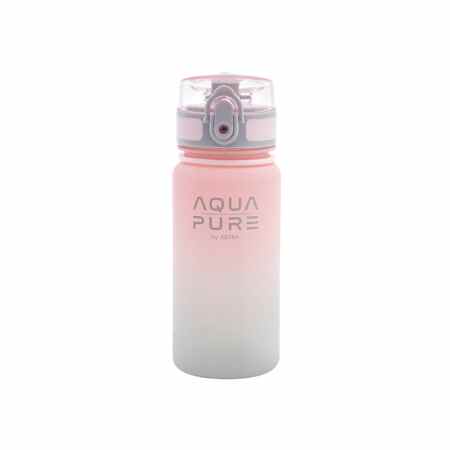 ASTRA Aqua Pure Bidon różowo-szary ombre 400ml