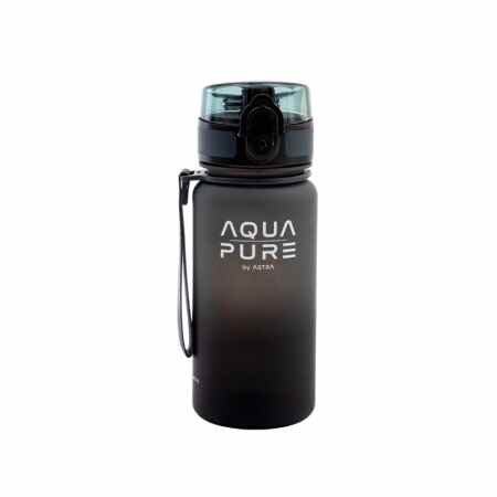 ASTRA Aqua Pure Bidon czarno-szary ombre 400ml