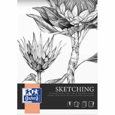 OXFORD Sketching Blok artystyczny do szkicowania A3 na spirali 120gr 50 arkuszy