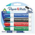PAPER MATE® Zestaw markerów do tablic suchościeralnych 4 szt.