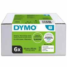 DYMO LW Duże etykiety wysyłkowe Identyfikatory 54 x 101 mm Value pack 6 szt.