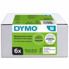 DYMO LW Etykiety uniwersalne 32 x 57 mm Value Pack 6 szt.
