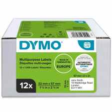 DYMO LW Etykiety uniwersalne 32 x 57 mm Value Pack 12 szt.