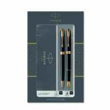 PARKER Sonnet Duo Black Laquer GT Zestaw prezentowy długopis + pióro wieczne