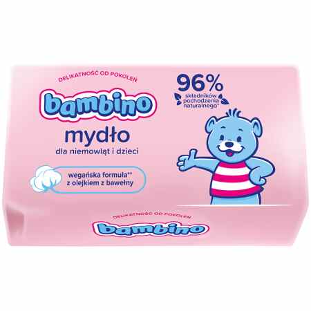 BAMBINO Mydło dla niemowląt i dzieci 90g