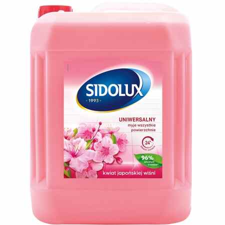 SIDOLUX Uniwersalny płyn do mycia 5L Kwiat japońskiej wiśni