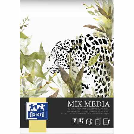 OXFORD Mix media Blok artystyczny A3 225gr 25 arkuszy