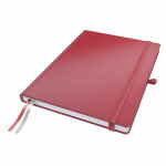 LEITZ Complete Notatnik A4 czerwony z twardą okładką w kratkę