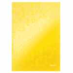 LEITZ Wow Notatnik A4 w kratkę z twardą okładką żółty