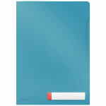 LEITZ Cosy Folder A4 z kieszonką na etykietę niebieski + PROMOCJA
