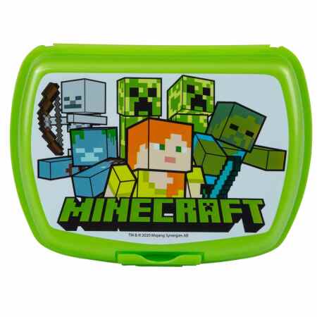 ASTRA Minecraft Śniadaniówka Pudełko na jedzenie zielone