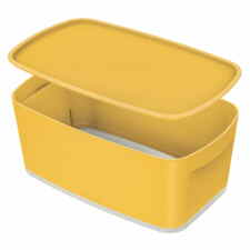 LEITZ MyBox Cosy Mały pojemnik do przechowywania z pokrywką żółty