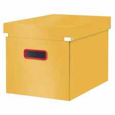 LEITZ Click & Store Cosy Duże pudełko do przechowywania żółte sześcian