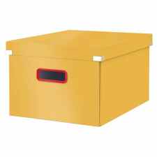 LEITZ Click & Store Cosy Średniej wielkości pudełko do przechowywania żółte + PROMOCJA