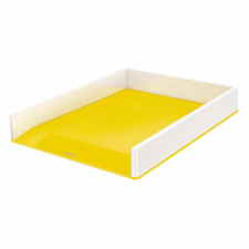 LEITZ Wow Półka na dokumenty dwukolorowa biało-żółta