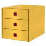 LEITZ Click & Store Cosy Pojemnik z 3 szufladami żółty + PROMOCJA