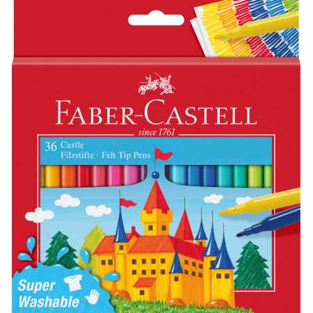 FABER-CASTELL Zamek Zestaw flamastrów 36 kolorów