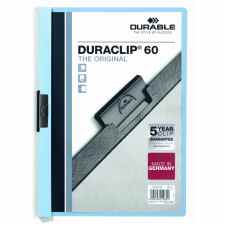 DURABLE DURACLIP® 60 Skoroszyt zaciskowy A4 niebieski