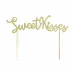 PARTYDECO Topper na tort 'Sweet Kisses'