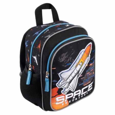 BAMBINO Space Plecak przedszkolny czarny z motywem kosmosu