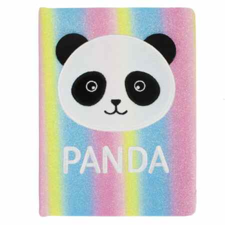 STARPAK Gifts Collection Panda Pluszowy notes A5 w linie