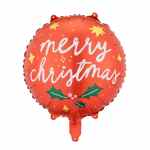 PARTYDECO Balon foliowy 45cm - Merry Christmas