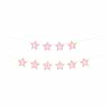 PARTYDECO Baner 'Baby shower' 290 x 16,5 cm różowy