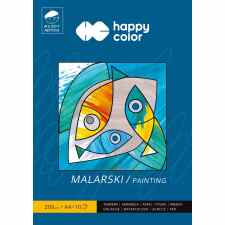 HAPPY COLOR Młody artysta Blok malarski A4 200g 10 arkuszy