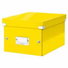LEITZ Wow Click & Store Pudełko do przechowywania A5 żółte