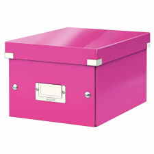 LEITZ Wow Click & Store Pudełko do przechowywania A5 różowe