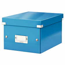 LEITZ Wow Click & Store Pudełko do przechowywania A5 niebieskie