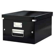 LEITZ Wow Click & Store Pudełko do przechowywania A4 czarne