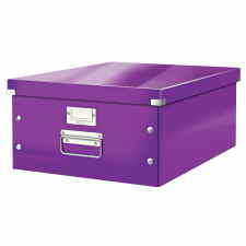 LEITZ Wow Click & Store Pudełko do przechowywania A3 fioletowe + PROMOCJA
