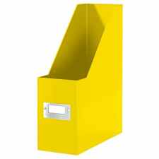 LEITZ Wow Click & Store Pojemnik na czasopisma żółty