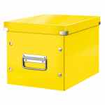 LEITZ Wow Click & Store Cube Pudło do przechowywania M żółte