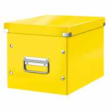 LEITZ Wow Click & Store Cube Pudło do przechowywania M żółte + PROMOCJA
