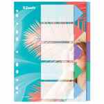 ESSELTE Colour'Breeze Przekładki A4 PP z indeksami (5 przekładek)