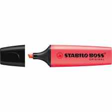 STABILO Boss Oryginal Zakreślacz czerwony neon 2 – 5 mm