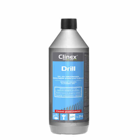 CLINEX Drill Żel do udrażniania odpływów kanalizacyjnych 1L