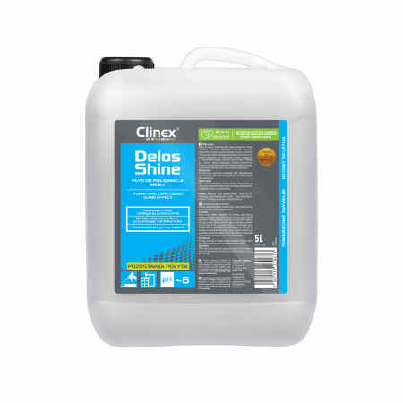 CLINEX Delos Shine Płyn do czyszczenia i pielęgnacji mebli z olejem z avocado 5L