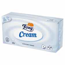 FOXY Cream Ultra miękkie chusteczki higieniczne 4 warstwy 76 sztuk