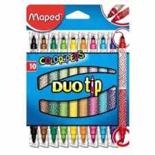 MAPED Colorpeps Flamastry dwustronne 10 szt.