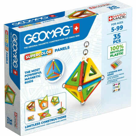 GEOMAG Supercolor Panels Recycled Klocki magnetyczne 35 elementów