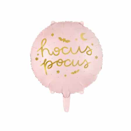 PARTY DECO Balon foliowy Hocus Pocus 45cm różowy