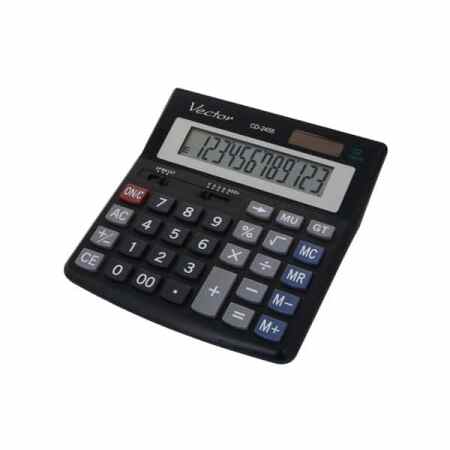 VECTOR KAV CD-2455 BLK Kalkulator biurowy