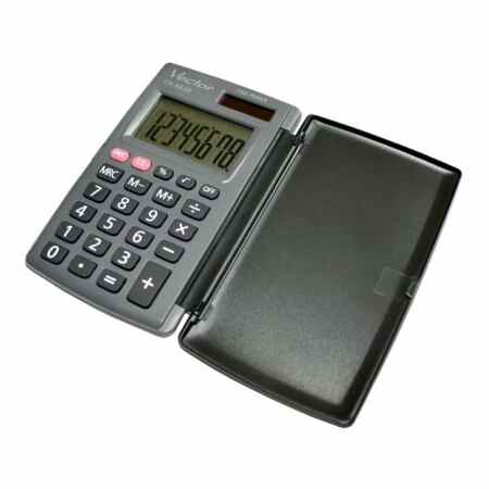VECTOR KAV CH-862D Kalkulator kieszonkowy z klapką