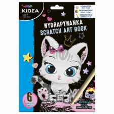 KIDEA Art book Wydrapywanka – koty