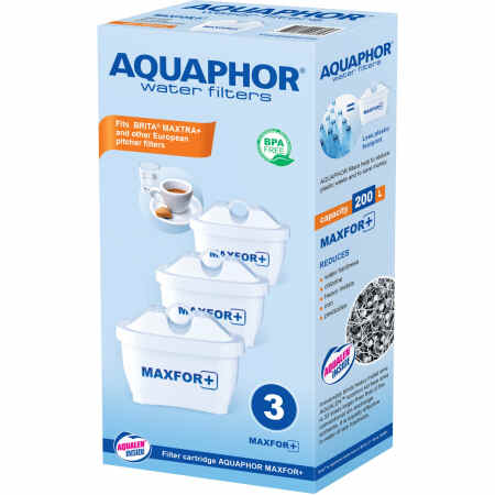 AQUAPHOR Maxfor+ Wymienny wkład filtrujący 3 szt. 200 litrów