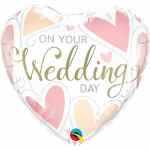 GODAN Balon foliowy 18 cali 'On Your Wedding Day'